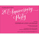 Script 20th Anniversary Party Invitations Image 7 of 8